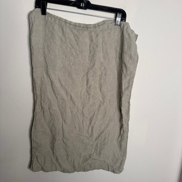 West Elm Pillow‎ Case 20 x 30 Neutral Sage Bedroom Decor Linen Versatile - Picture 1 of 3